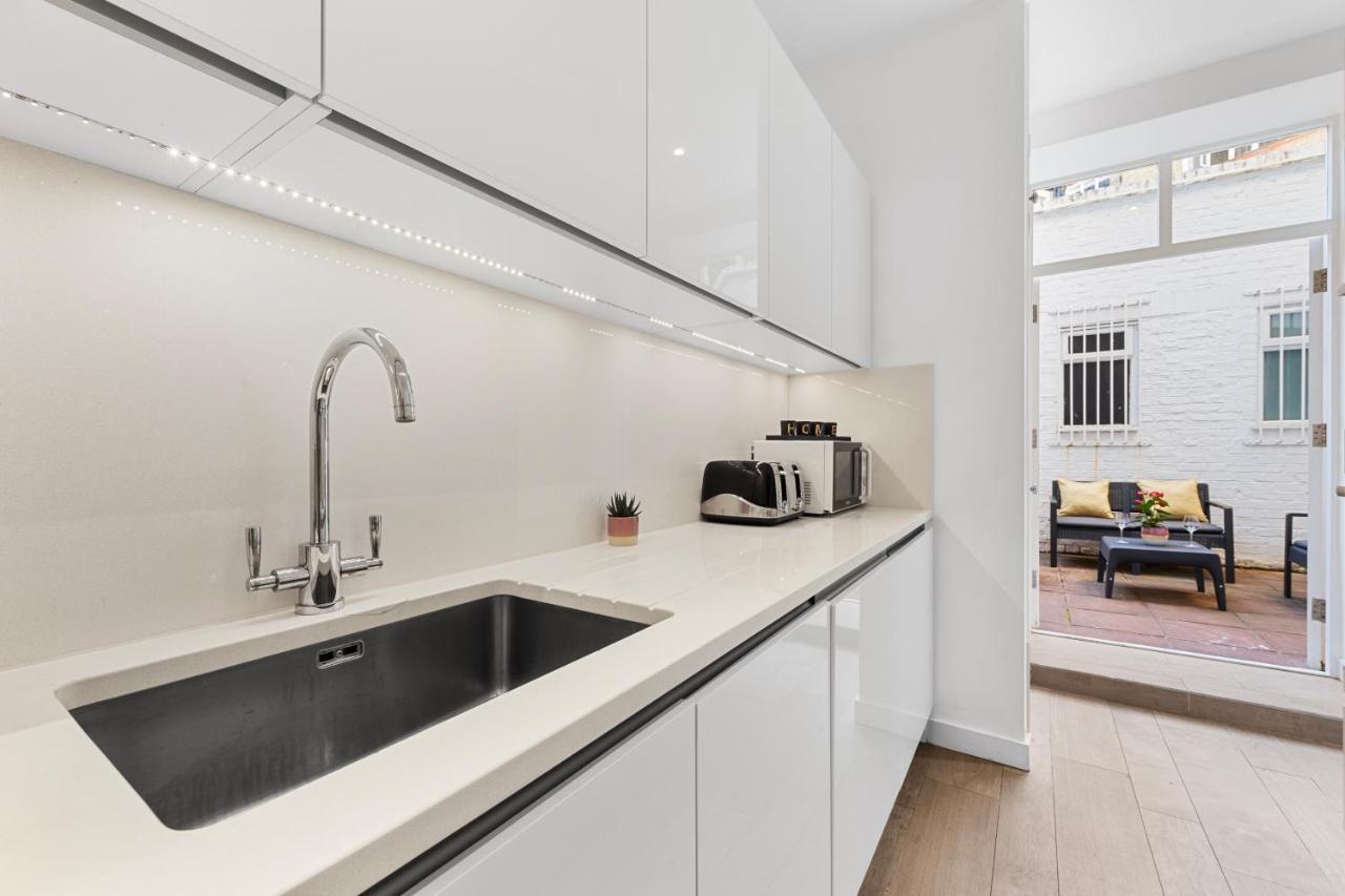 شقة Harrods 2 Bed Lux Flat W/Patio لندن المظهر الخارجي الصورة