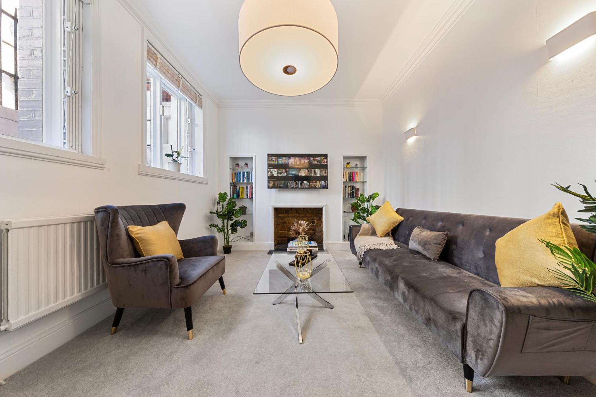 شقة Harrods 2 Bed Lux Flat W/Patio لندن المظهر الخارجي الصورة